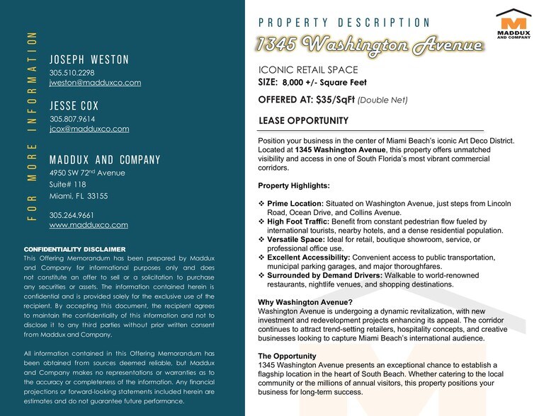 1337-1345 Washington Ave, Miami Beach, FL à louer - Photo du bâtiment - Image 3 de 7