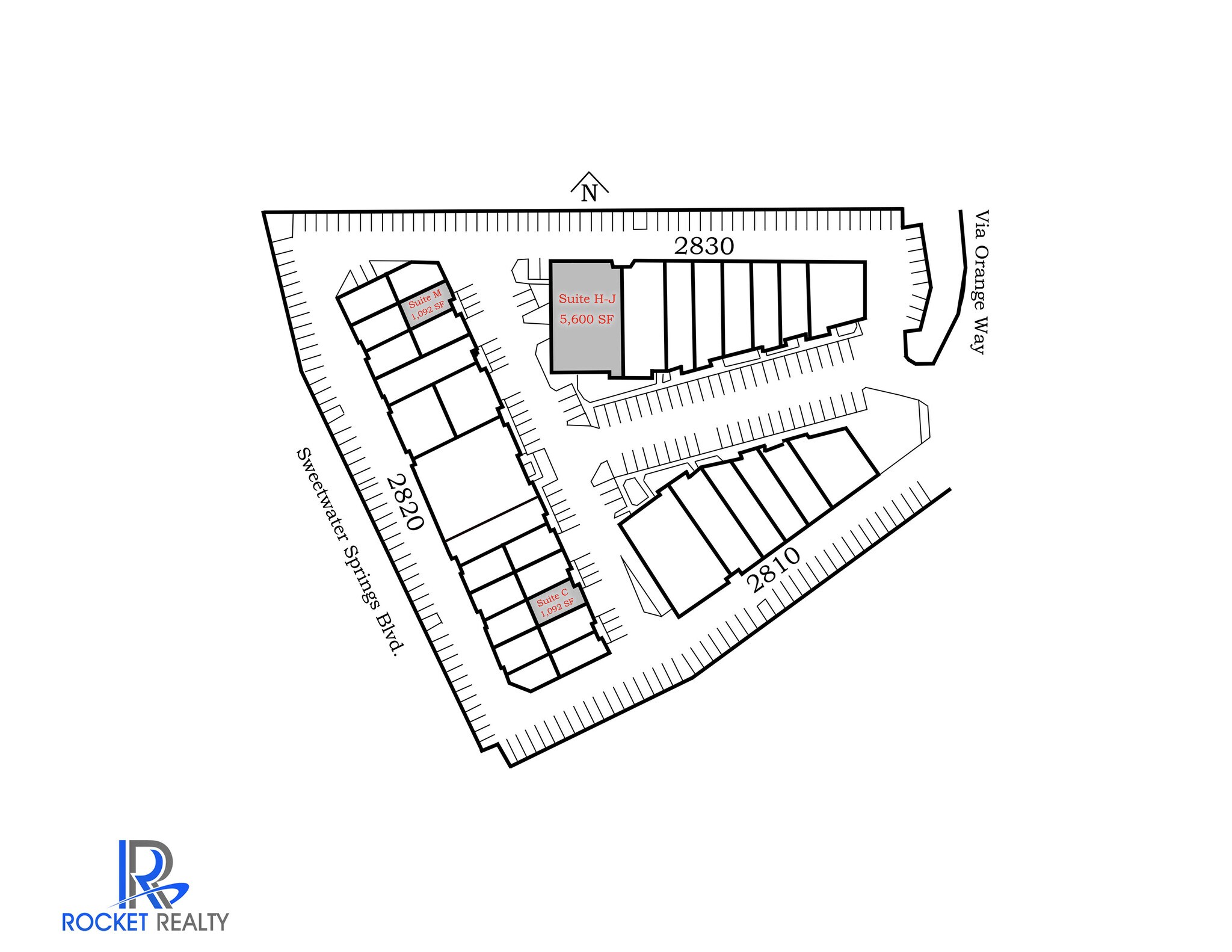 2810 Via Orange Way, Spring Valley, CA à louer Plan de site- Image 1 de 2