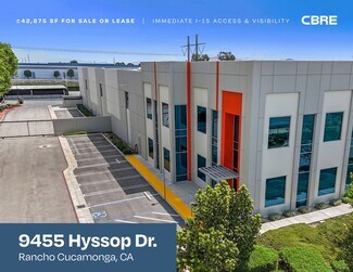 Plus de détails pour 9455 Hyssop Dr, Rancho Cucamonga, CA - Industriel à vendre