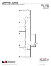 2090 Palm Beach Lakes Blvd, West Palm Beach, FL à louer Plan d’étage- Image 1 de 1