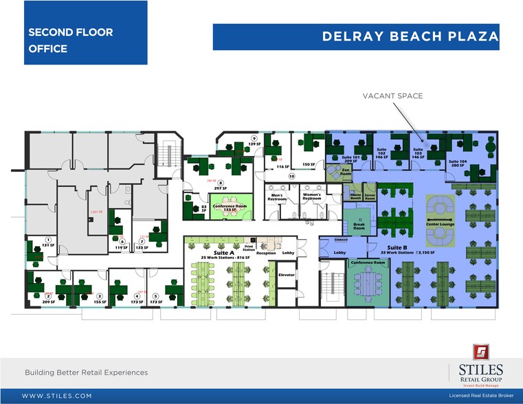 660 W Linton Blvd, Delray Beach, FL for lease - Site Plan - Image 1 of 6