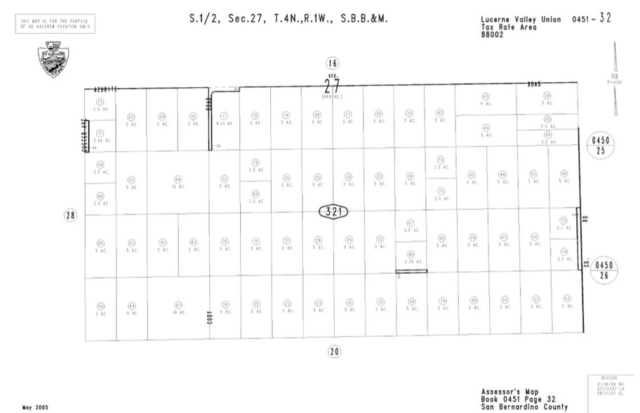 0 Carnelian Rd, Lucerne Valley, CA à vendre - Photo du bâtiment - Image 1 de 1