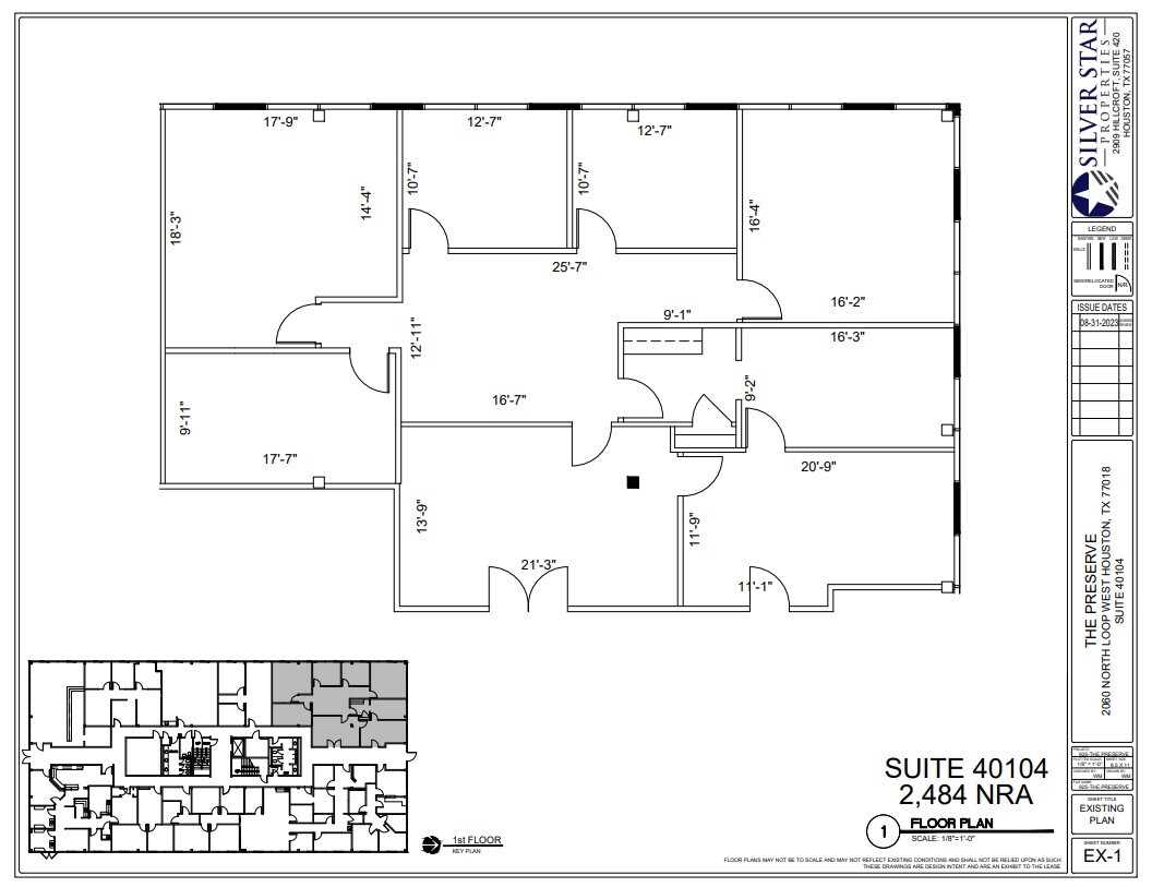 2000 N Loop Fwy W, Houston, TX à louer Plan d  tage- Image 1 de 1