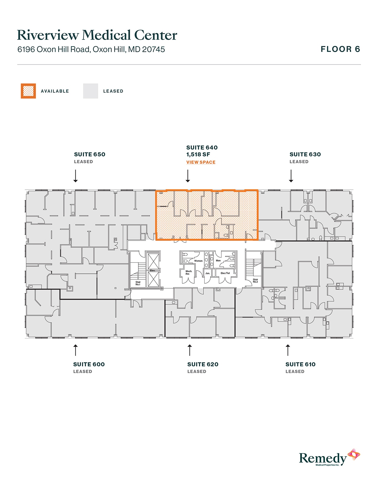 6196 Oxon Hill Rd, Oxon Hill, MD for lease Floor Plan- Image 1 of 9