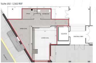 2020 Baltimore Ave, Kansas City, MO for lease Floor Plan- Image 1 of 4