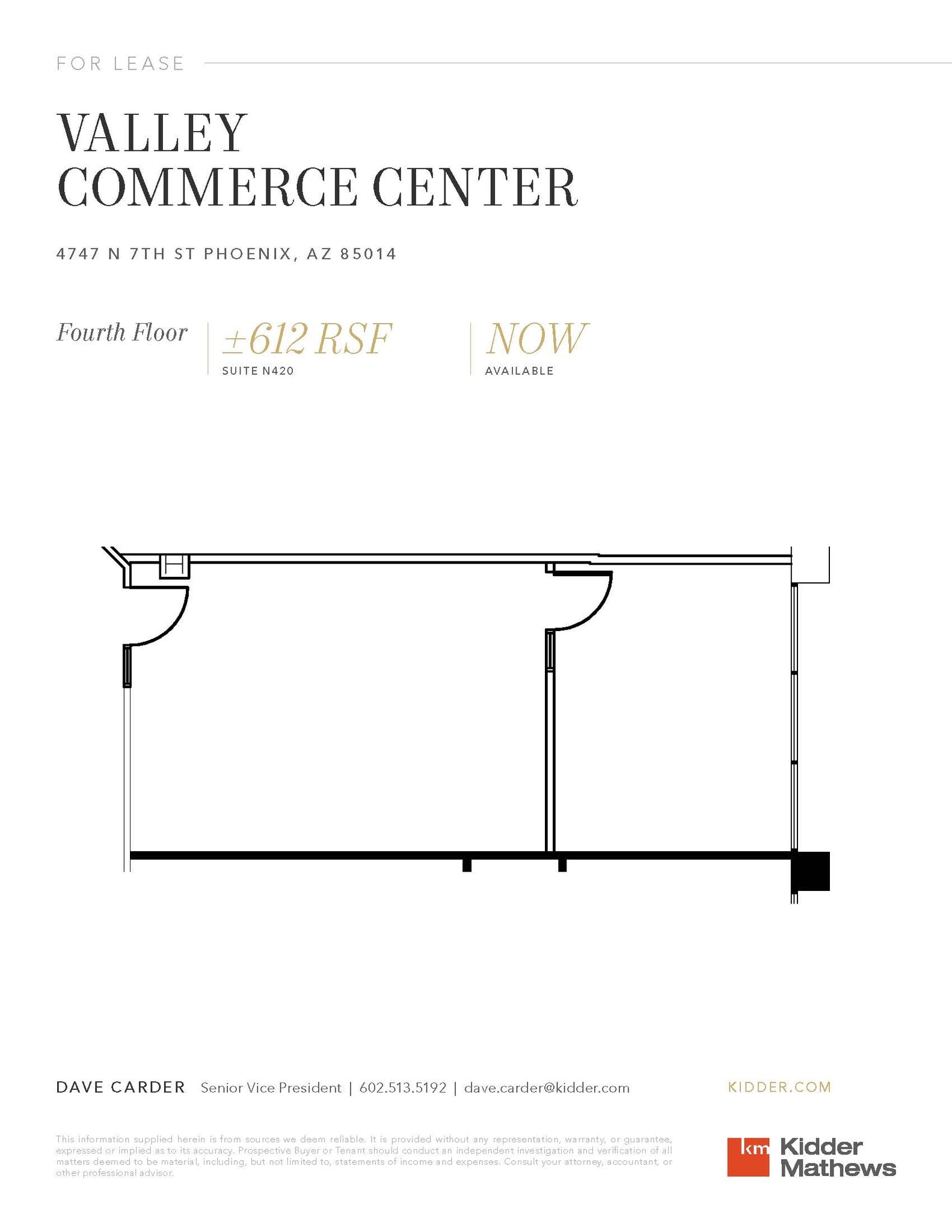 4745 N 7th St, Phoenix, AZ for lease Floor Plan- Image 1 of 1