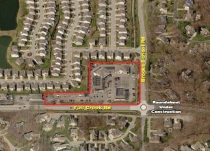 10142 Brooks School Rd, Fishers, IN - Aérien  Vue de la carte