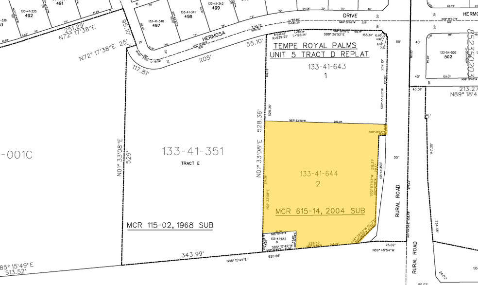 3920 S Rural Rd, Tempe, AZ for sale - Plat Map - Image 2 of 20