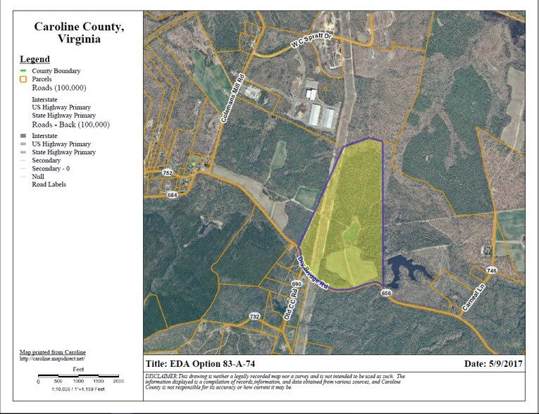 Interstate 95, Ruther Glen, VA for sale - Primary Photo - Image 1 of 3