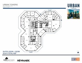 222 W Las Colinas Blvd, Irving, TX à louer Plan d’étage- Image 1 de 1