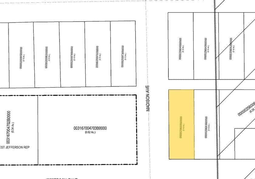 212-218 Madison Ave, Dallas, TX à louer - Plan cadastral - Image 2 de 2