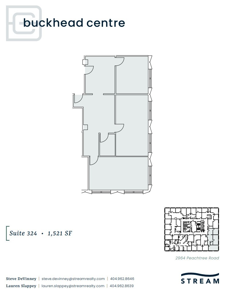 2970 Peachtree Rd NW, Atlanta, GA à louer Plan d  tage- Image 1 de 1