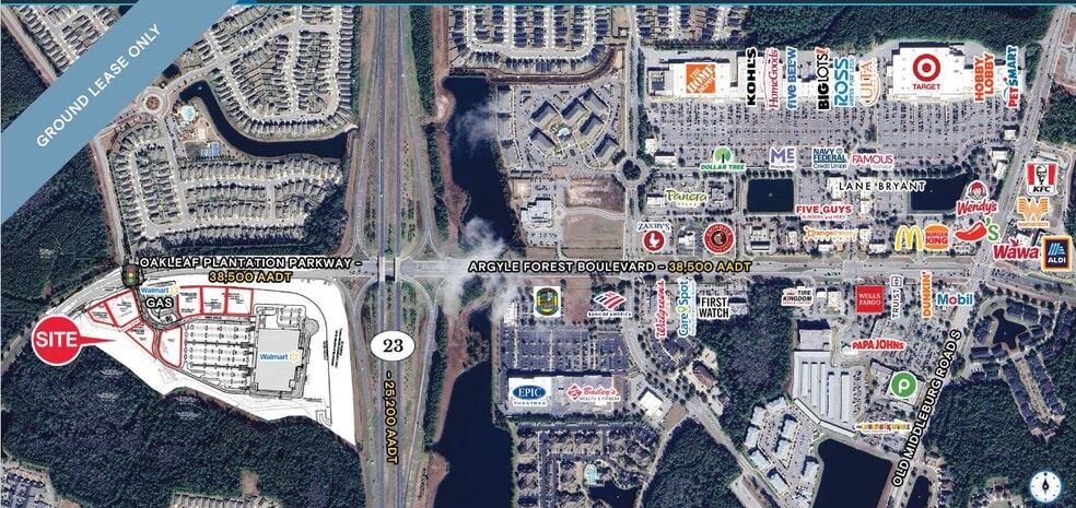 SWC Oakleaf Plantation Pky & Cecile Commerce Center Pk, Jacksonville, FL for lease - Building Photo - Image 1 of 1