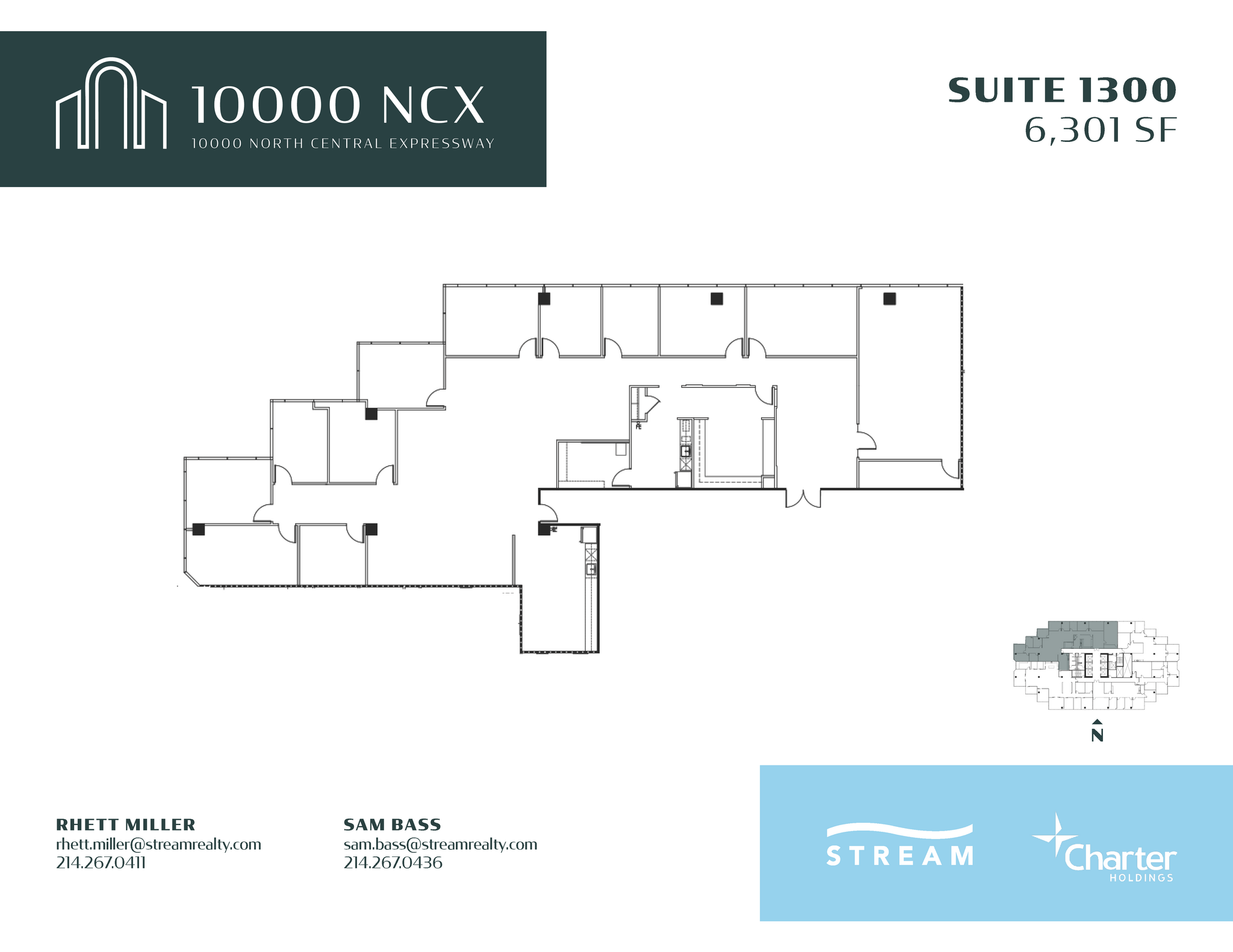 10000 N Central Expy, Dallas, TX à louer Plan d  tage- Image 1 de 2