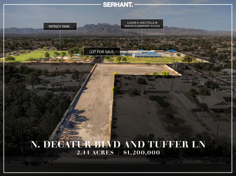 N. Decatur Blvd, Las Vegas, NV for sale - Aerial - Image 3 of 11
