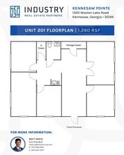 1350 Wooten Lake Rd, Kennesaw, GA for lease Floor Plan- Image 1 of 1