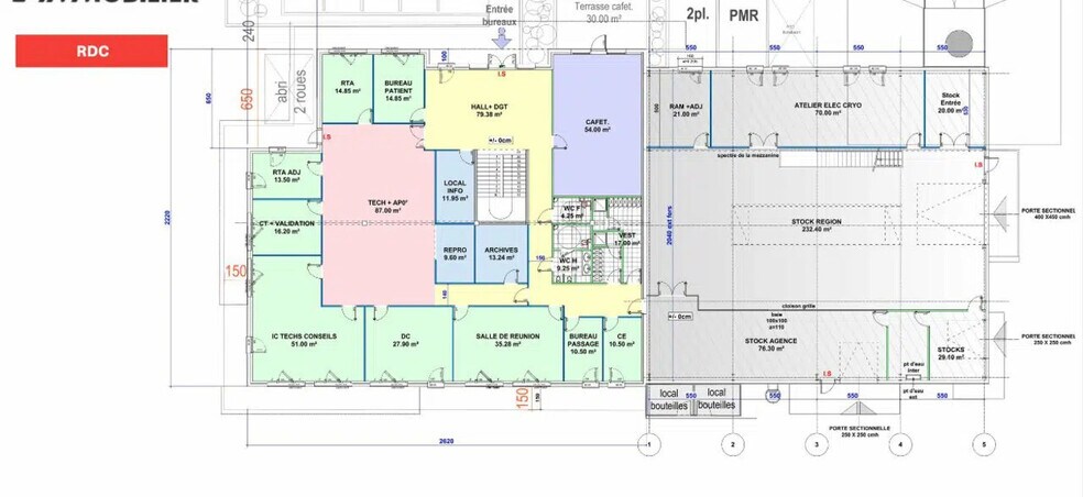 Office in Saint-Priest for lease - Floor Plan - Image 3 of 4