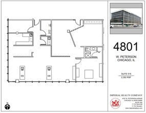 4801 W Peterson Ave, Chicago, IL à louer Plan d  tage- Image 1 de 5