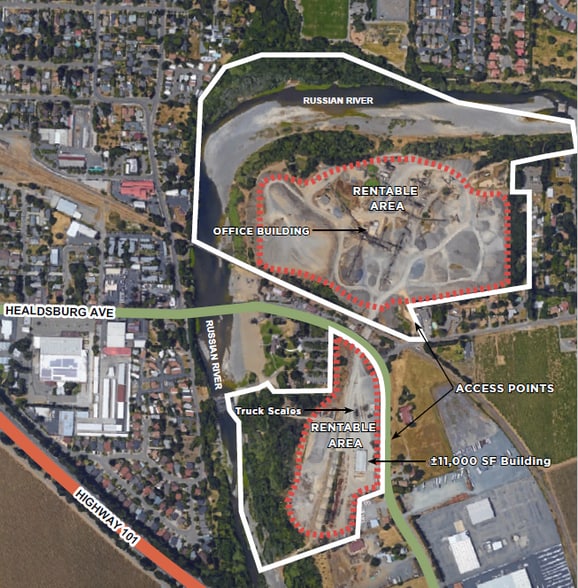 13611 Healdsburg Ave, Healdsburg, CA for lease - Site Plan - Image 3 of 3