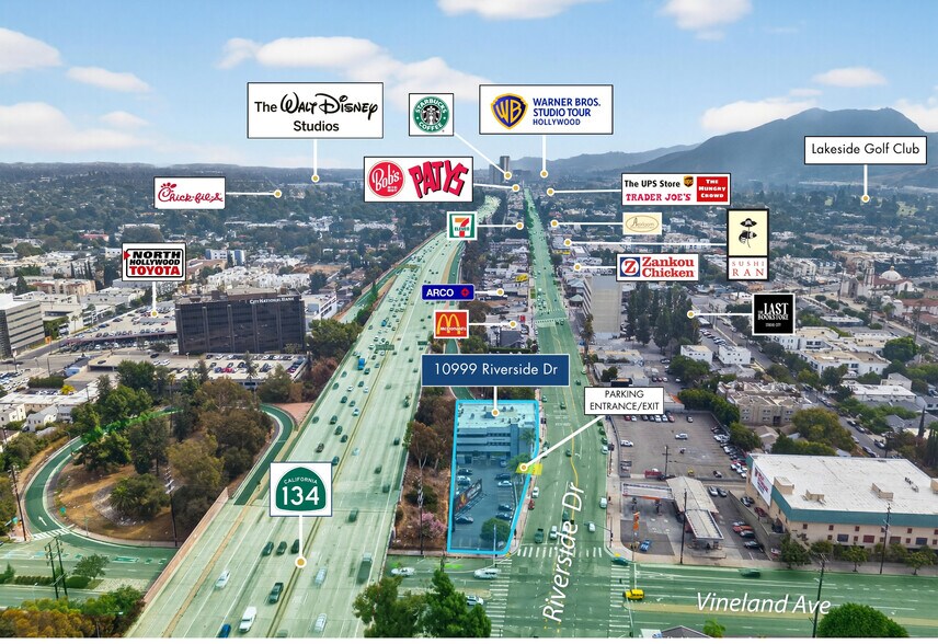 10999 Riverside Dr, North Hollywood, CA à louer - Photo du bâtiment - Image 2 de 23