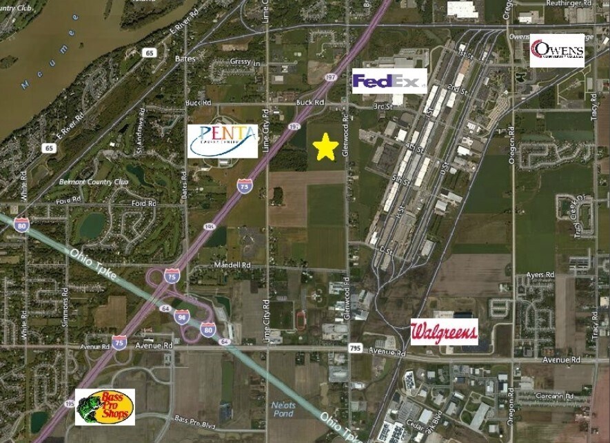 Glenwood Road At Buck Rd, Rossford, OH à vendre Photo du bâtiment- Image 1 de 3