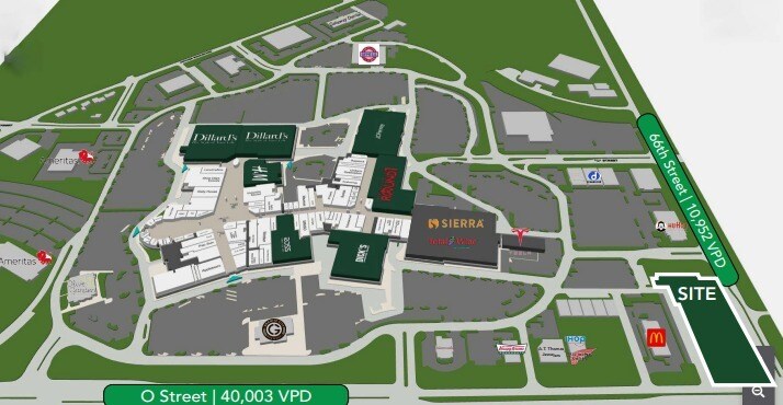 6540 O St, Lincoln, NE à louer - Plan de site - Image 2 de 8