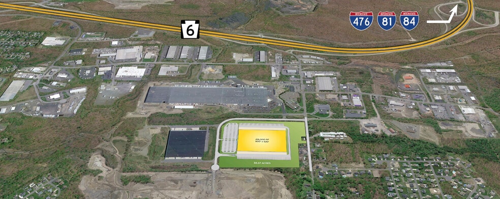 1220 E Lackawanna Ave, Olyphant, PA for lease - Building Photo - Image 2 of 2