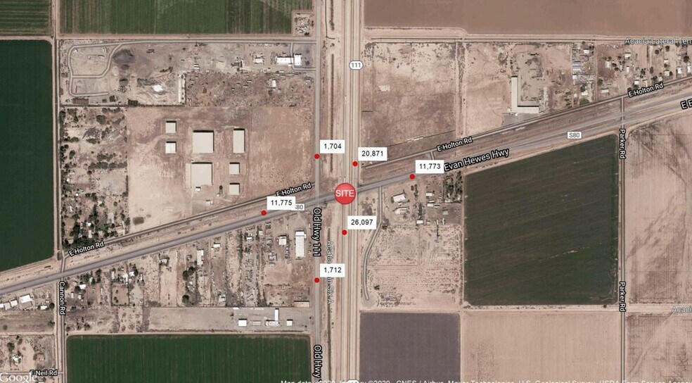 NWC Old Highway 111 & Holton Rd, El Centro, CA à vendre - Photo du bâtiment - Image 2 de 4