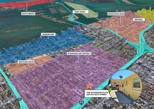 548-550 NW 30th St, Miami, FL - Aérien Vue de la carte