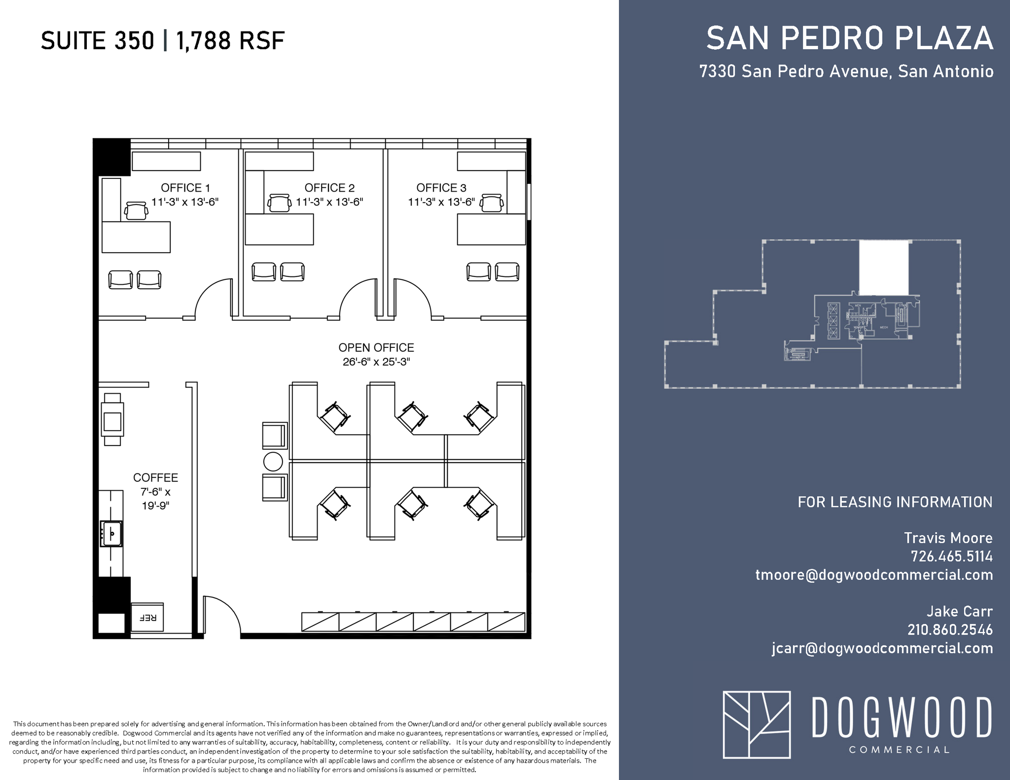 7330 San Pedro Ave, San Antonio, TX à louer Plan d  tage- Image 1 de 1