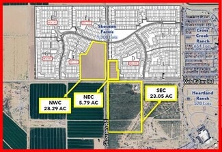 Plus de détails pour NE Skousen Rd & Vah Ki Inn Rd, Coolidge, AZ - Terrain à vendre