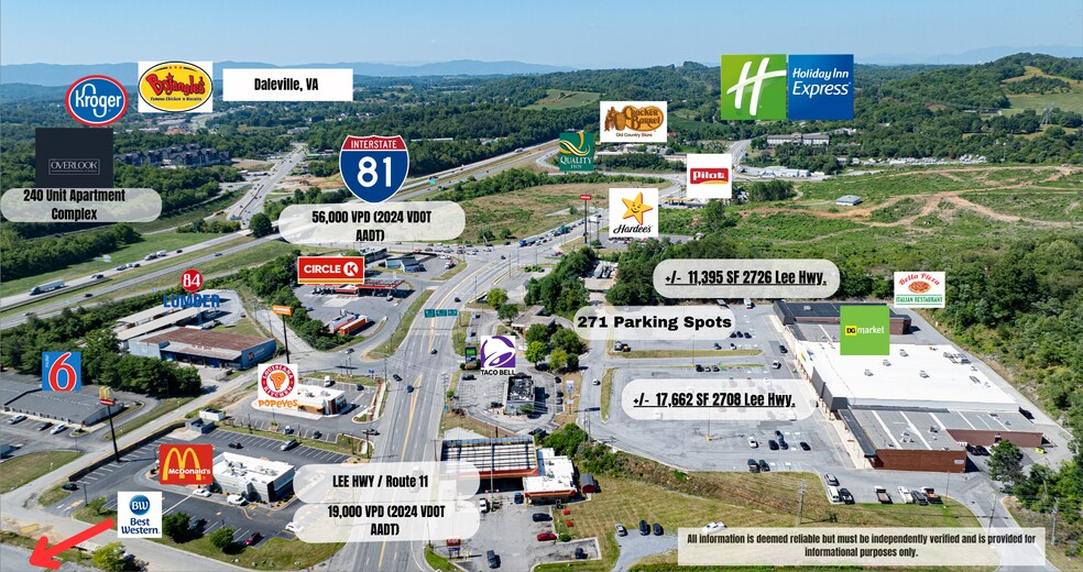 2708 Lee Hwy, Troutville, VA for lease - Building Photo - Image 2 of 5