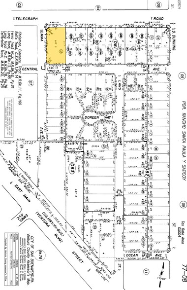 3114 Telegraph Rd, Ventura, CA à louer - Plan cadastral - Image 3 de 3