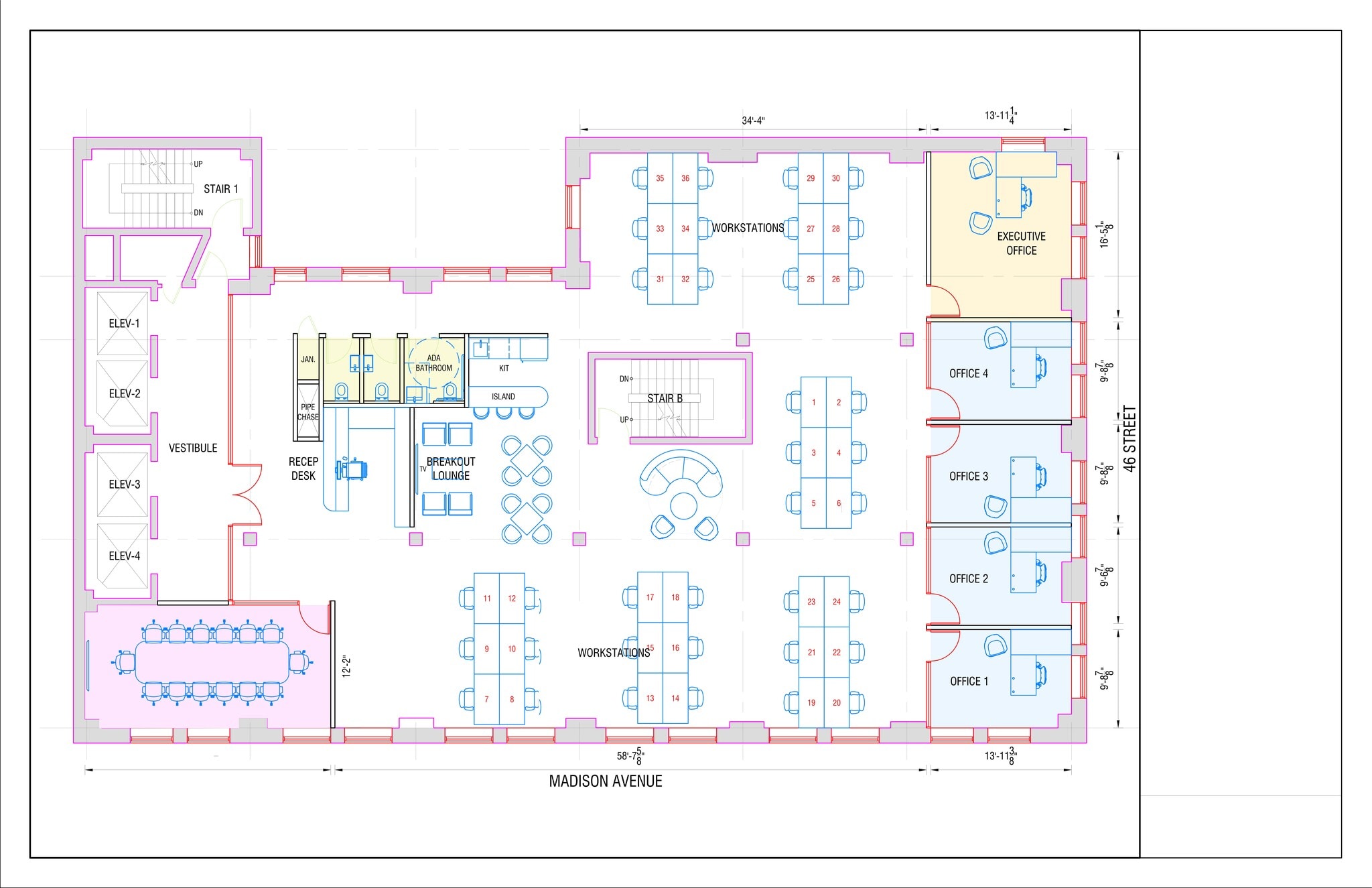 366 Madison Ave, New York, NY à louer Plan de site- Image 1 de 5