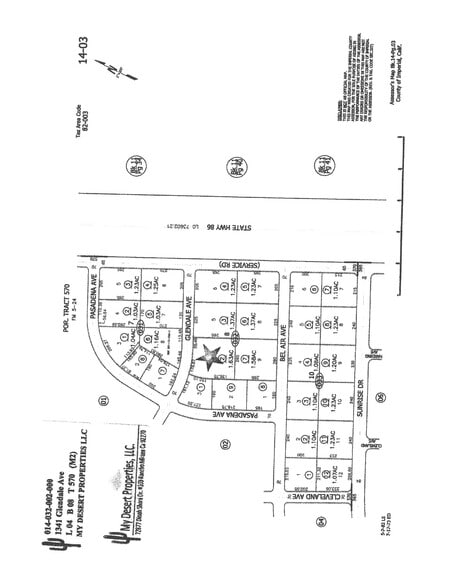 2224 Glendale Ave, Thermal, CA for sale - Plat Map - Image 2 of 5