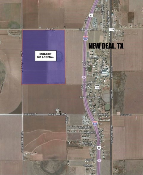 FM 1729 & I-27 FM 1729, New Deal, TX à vendre - Photo principale - Image 1 de 1