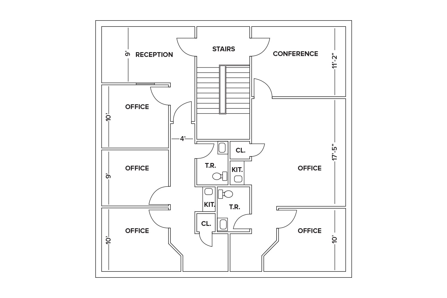 211 Commons Way, Princeton, NJ for lease Floor Plan- Image 1 of 2