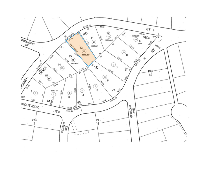 3860 Dwiggins St, Los Angeles, CA à louer - Plan cadastral - Image 1 de 1