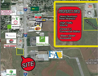 Plus de détails pour 2200 Lincoln st, Concordia, KS - Terrain à vendre