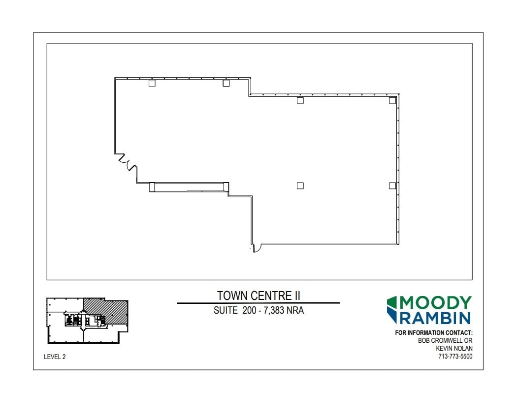 730 Town & Country Blvd, Houston, TX à louer Plan d’étage- Image 1 de 1