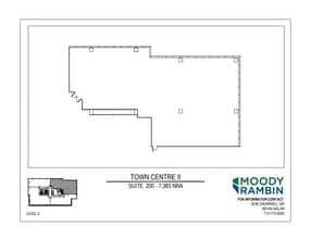 730 Town & Country Blvd, Houston, TX à louer Plan d’étage- Image 1 de 1