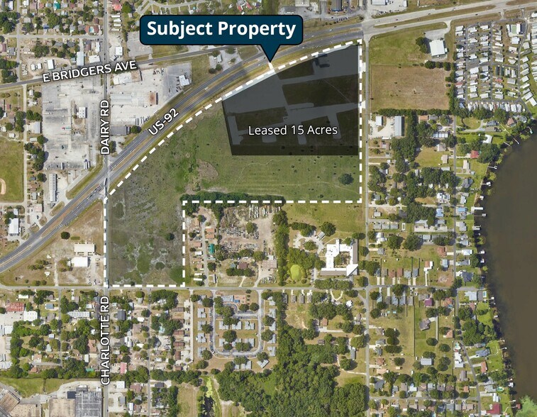 460 US 92 hwy, Auburndale, FL à vendre - Aérien - Image 2 de 4