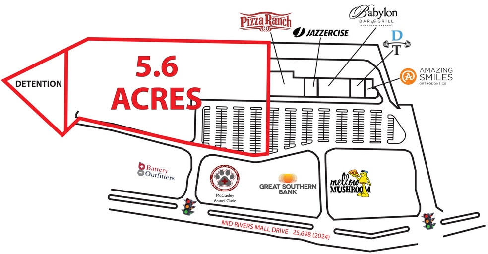 4278 Mid Rivers Mall Dr, Saint Peters, MO for lease - Building Photo - Image 2 of 2