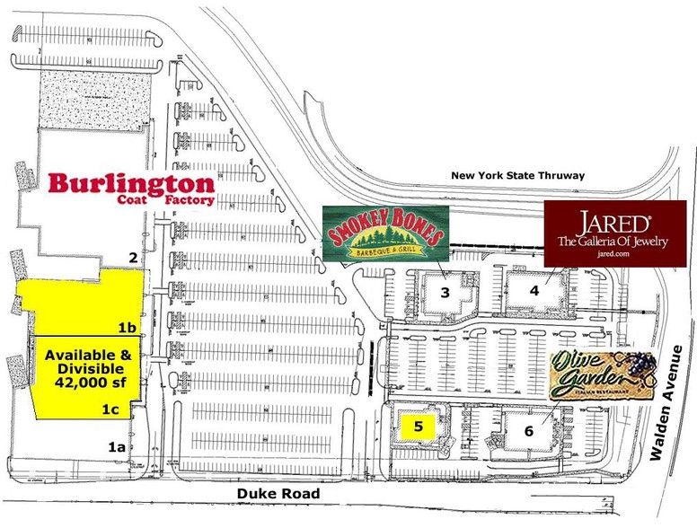 2013 Walden Ave, Cheektowaga, NY for lease - Site Plan - Image 2 of 4