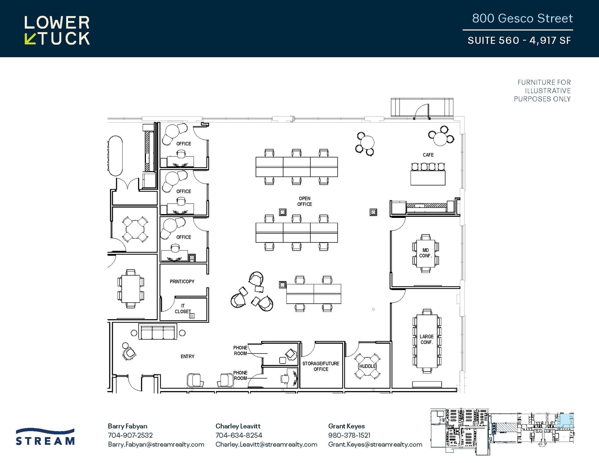 800 Gesco St, Charlotte, NC for lease Floor Plan- Image 1 of 1