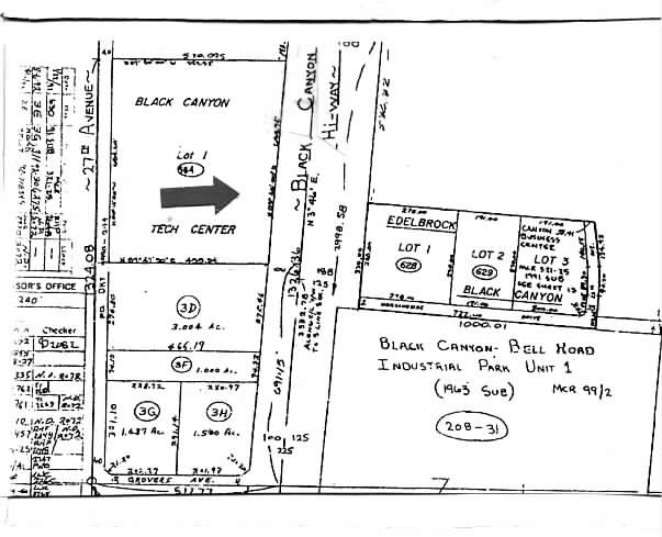 18008 N Black Canyon Fwy, Phoenix, AZ à louer - Plan cadastral - Image 3 de 11