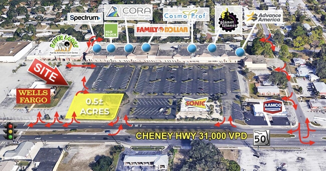 Plus de détails pour 686 Cheney Hwy, Titusville, FL - Terrain à louer