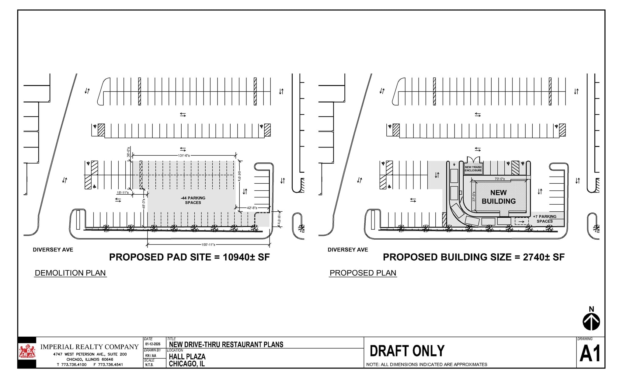 4600-4648 W Diversey Ave, Chicago, IL à louer Plan de site- Image 1 de 1