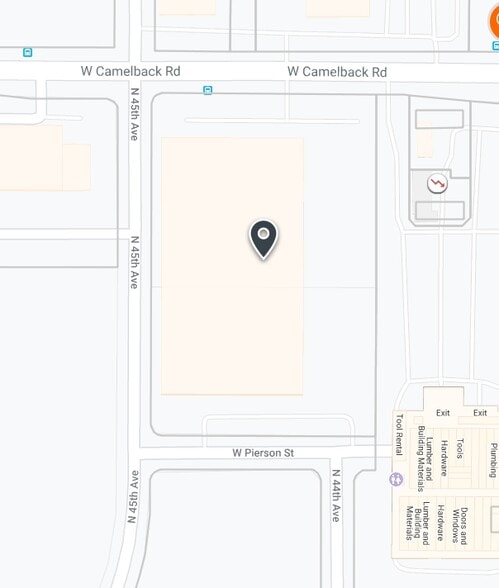 4455 W Camelback Rd, Phoenix, AZ for lease - Plat Map - Image 2 of 4