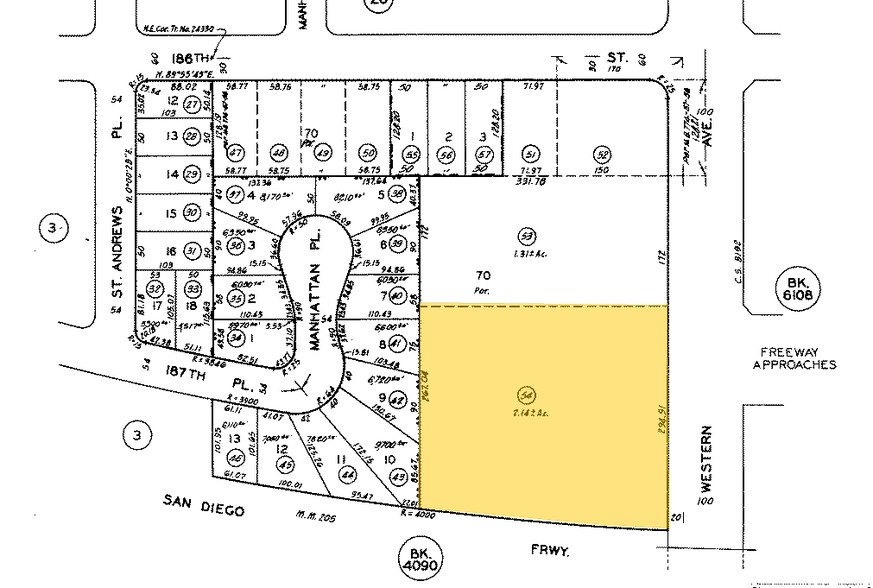 18715 S Western Ave, Torrance, CA à louer - Plan cadastral - Image 2 de 2